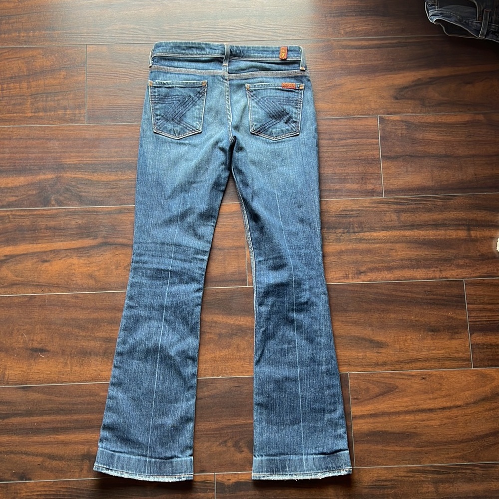 7 For All Mankind Low Rise Jeans - Picture 2 of 4